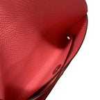 Hermes Coin Purse Calvi Duo Rose Azalea Silver — view 4