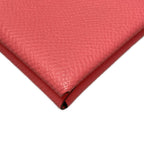 Hermes Coin Purse Calvi Duo Rose Azalea Silver — view 7
