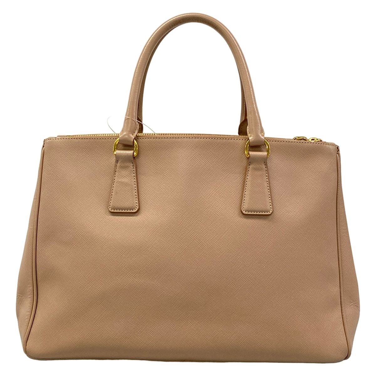 Prada Tote Bag Galleria Large Pink Beige Leather — view 3