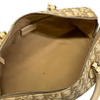 Dior Handbag Trotter Beige Multi Mini Boston Flower Leather — view 7