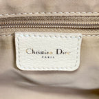 Dior Handbag Trotter Beige Multi Mini Boston Flower Leather — view 8