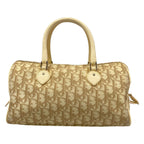 Dior Handbag Trotter Beige Multi Mini Boston Flower Leather — view 3