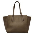 Gucci Tote Bag Swing Dark Beige Leather — view 3