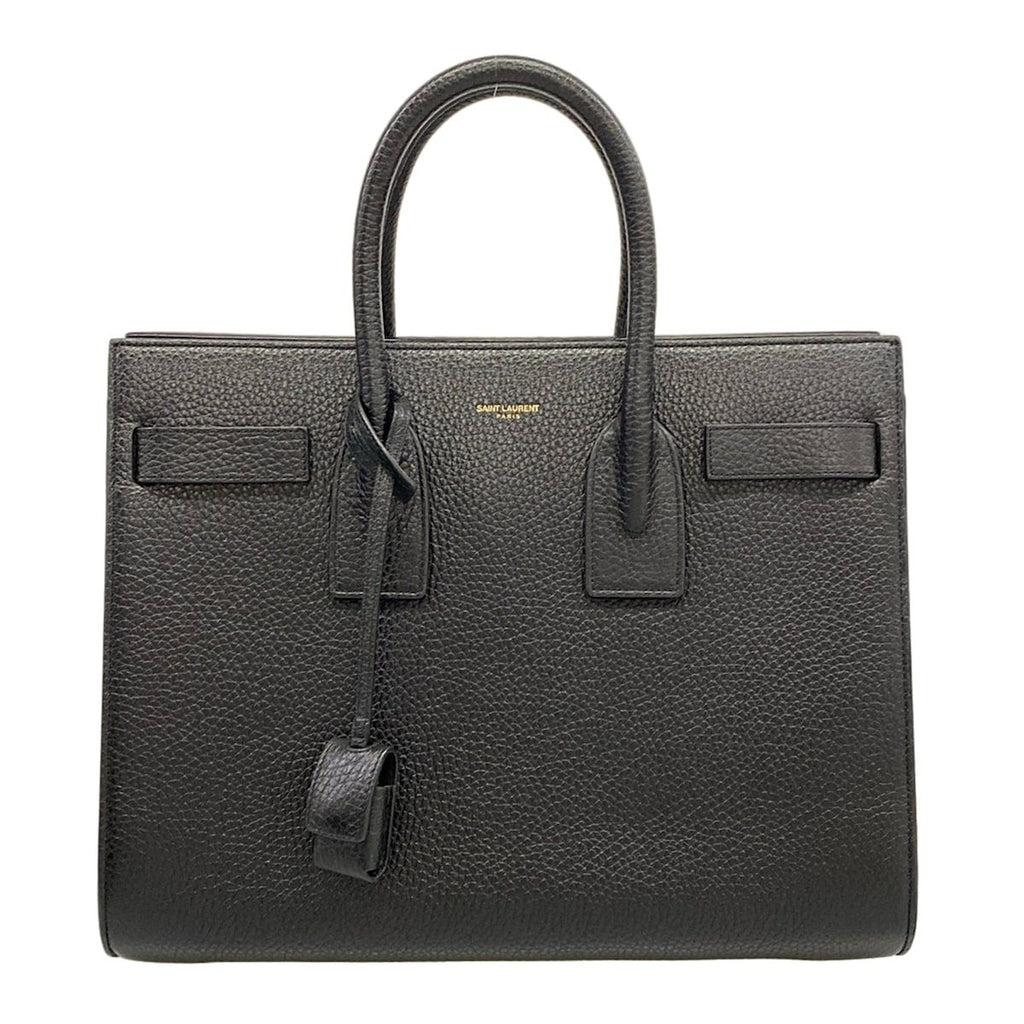 Saint Laurent Paris Tote Bag Sac de Jour Small Black Leather
