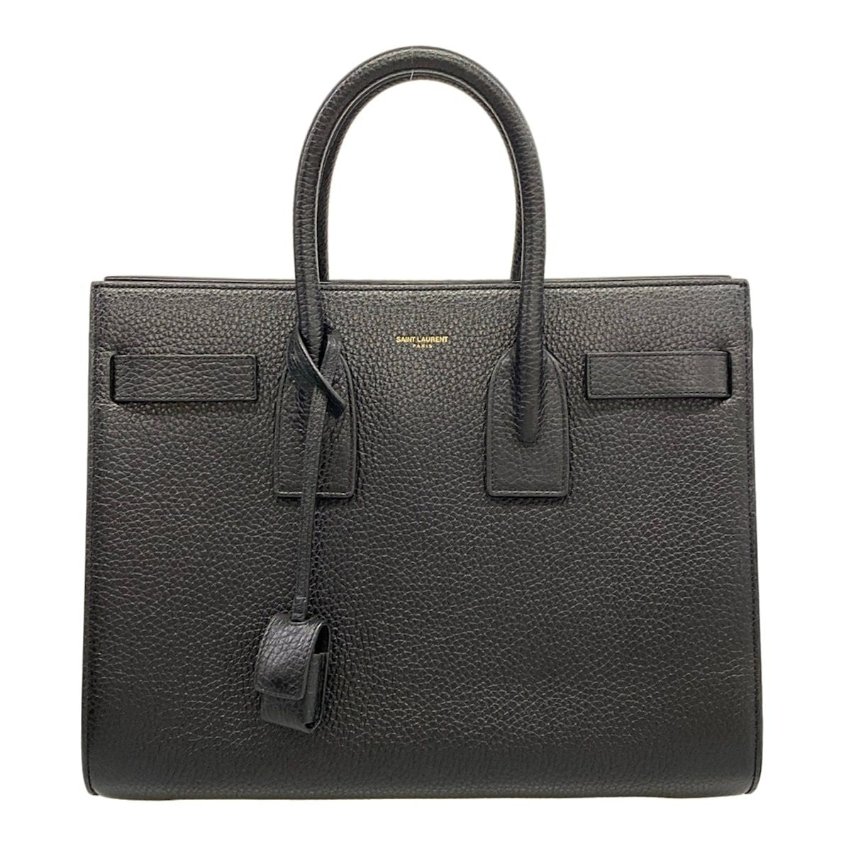 Saint Laurent Paris Tote Bag Sac de Jour Small Black Leather