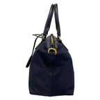Prada Handbag Dark Navy Leather — view 4