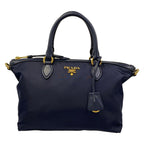 Prada Handbag Dark Navy Leather