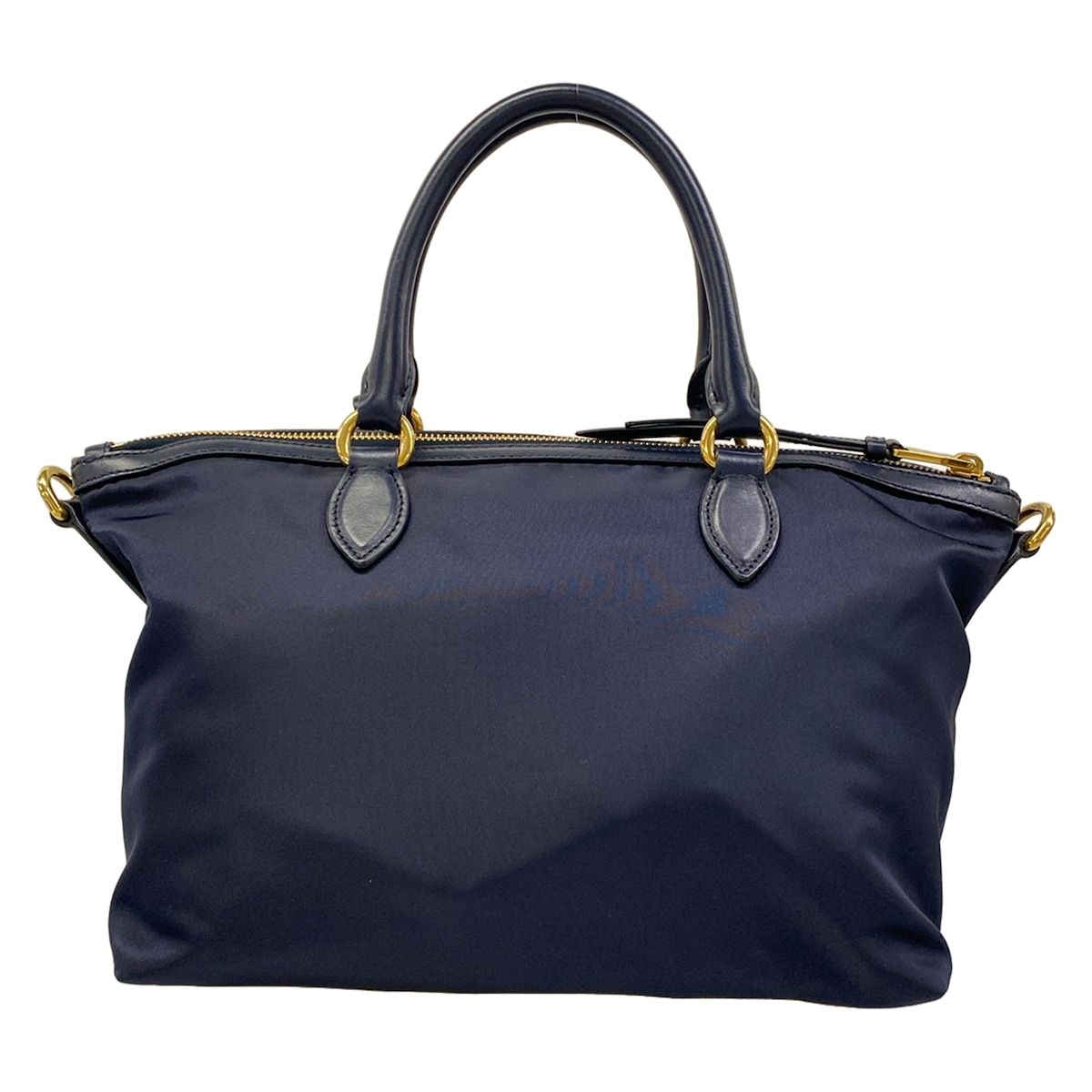 Prada Handbag Dark Navy Leather — view 3