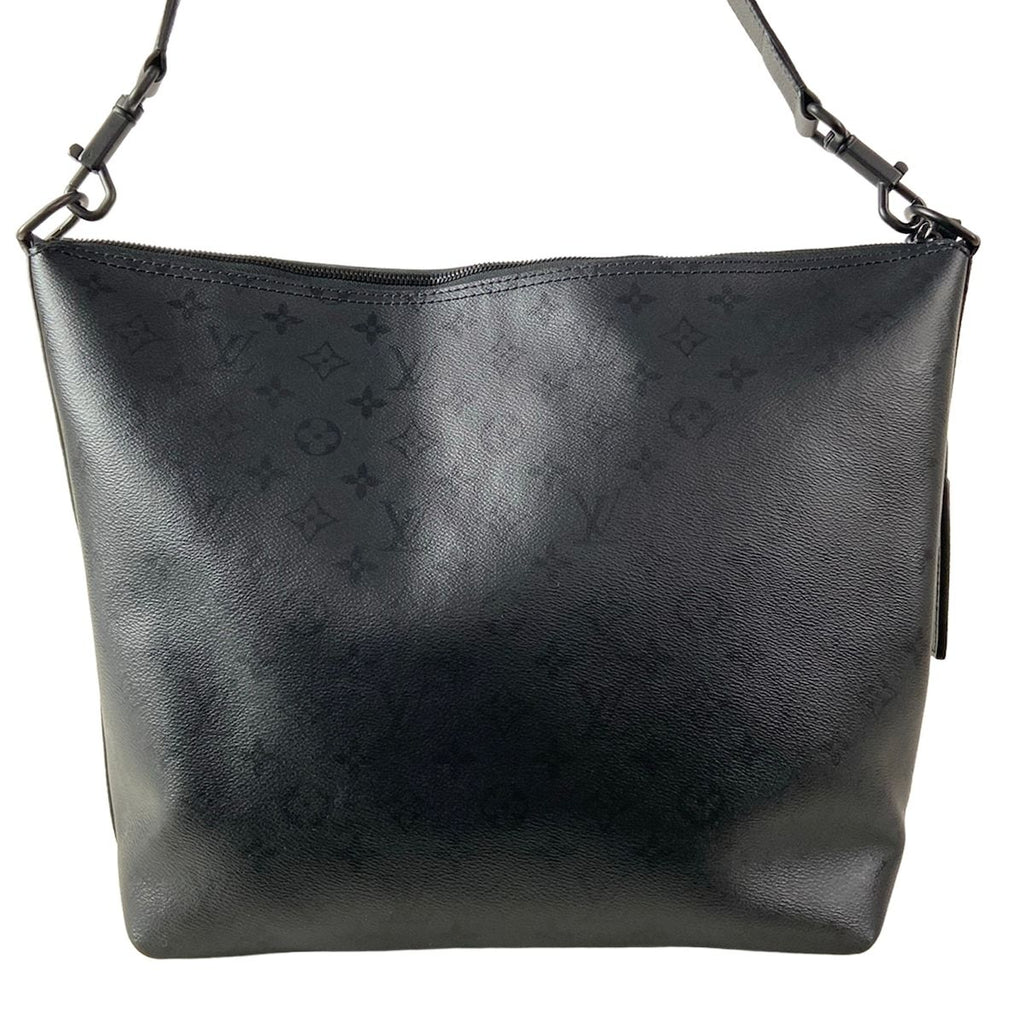 Louis Vuitton Shoulder Bag Vagabond Hobo Black — view 3