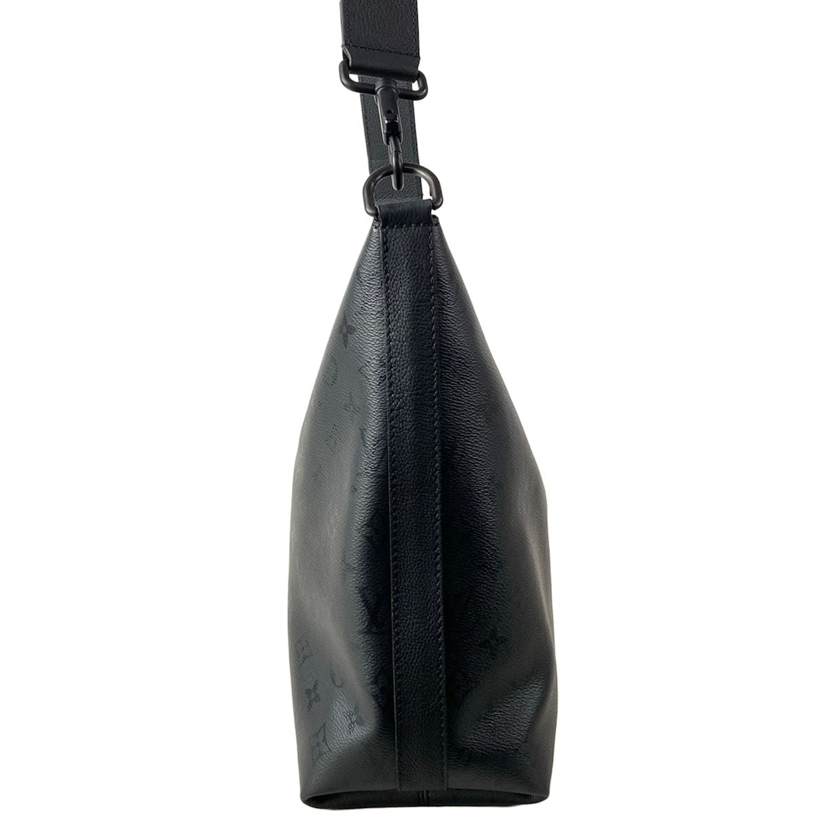 Louis Vuitton Shoulder Bag Vagabond Hobo Black — view 4