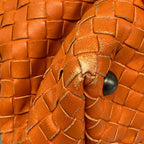 Bottega Veneta Handbag Intrecciato Nappa Montaigne Bag Orange Leather — view 6