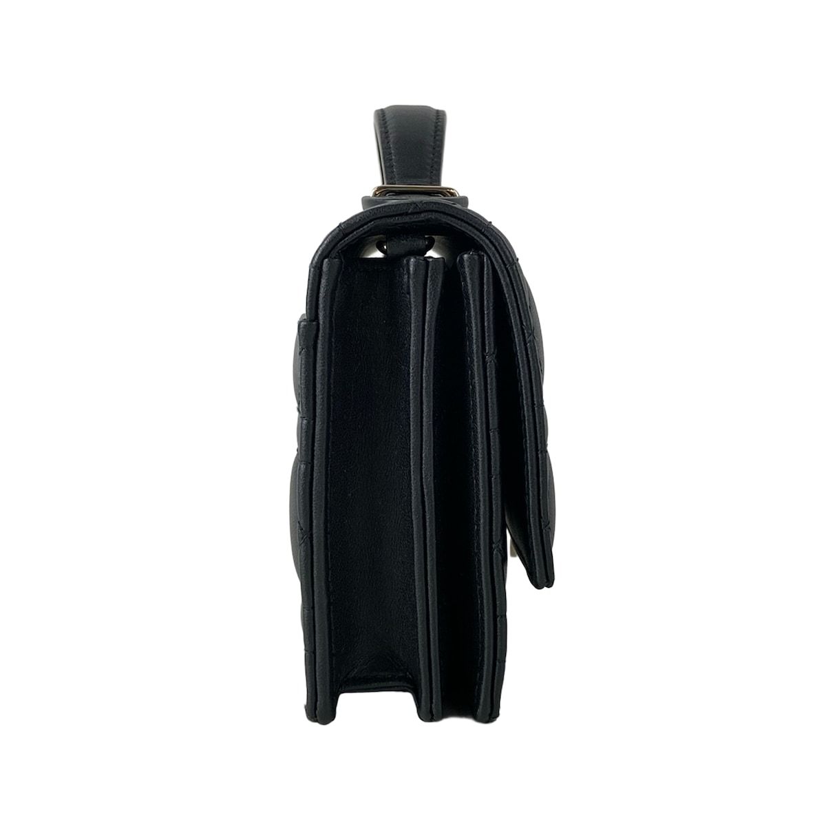 Dior My Dior Mini Bag Cannage Stitch Top Handle Black — view 2
