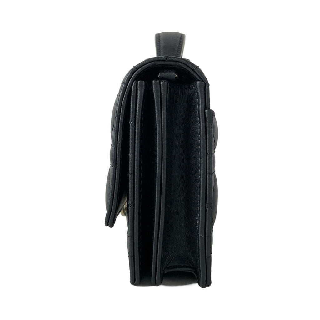 Dior My Dior Mini Bag Cannage Stitch Top Handle Black — view 4