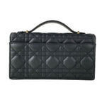 Dior My Dior Mini Bag Cannage Stitch Top Handle Black — view 3