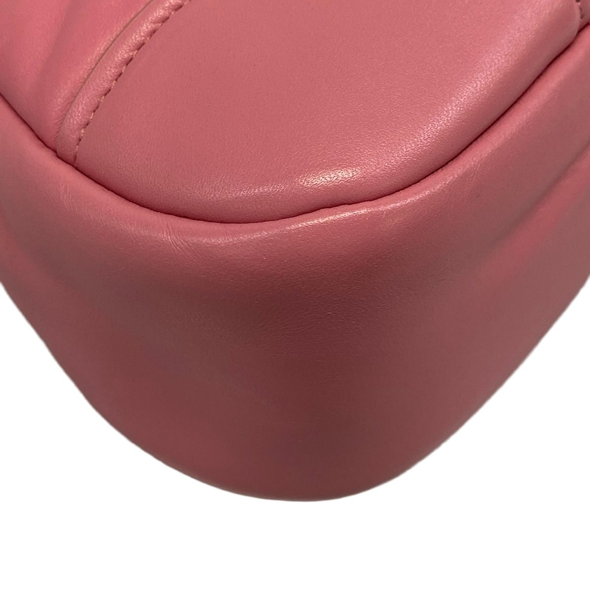 Prada Handbag Moon Re-Edition Pink Silver Leather — view 6