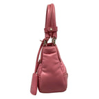 Prada Handbag Moon Re-Edition Pink Silver Leather — view 4