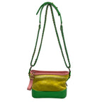 Chanel Shoulder Bag Gabrielle de Chanel Small Hobo Yellow Green Pink Leather