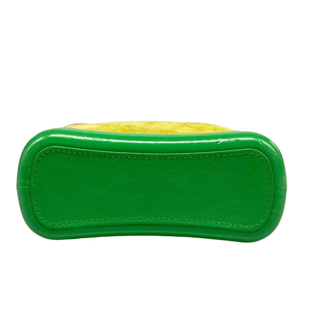Chanel Shoulder Bag Gabrielle de Chanel Small Hobo Yellow Green Pink Leather — view 5