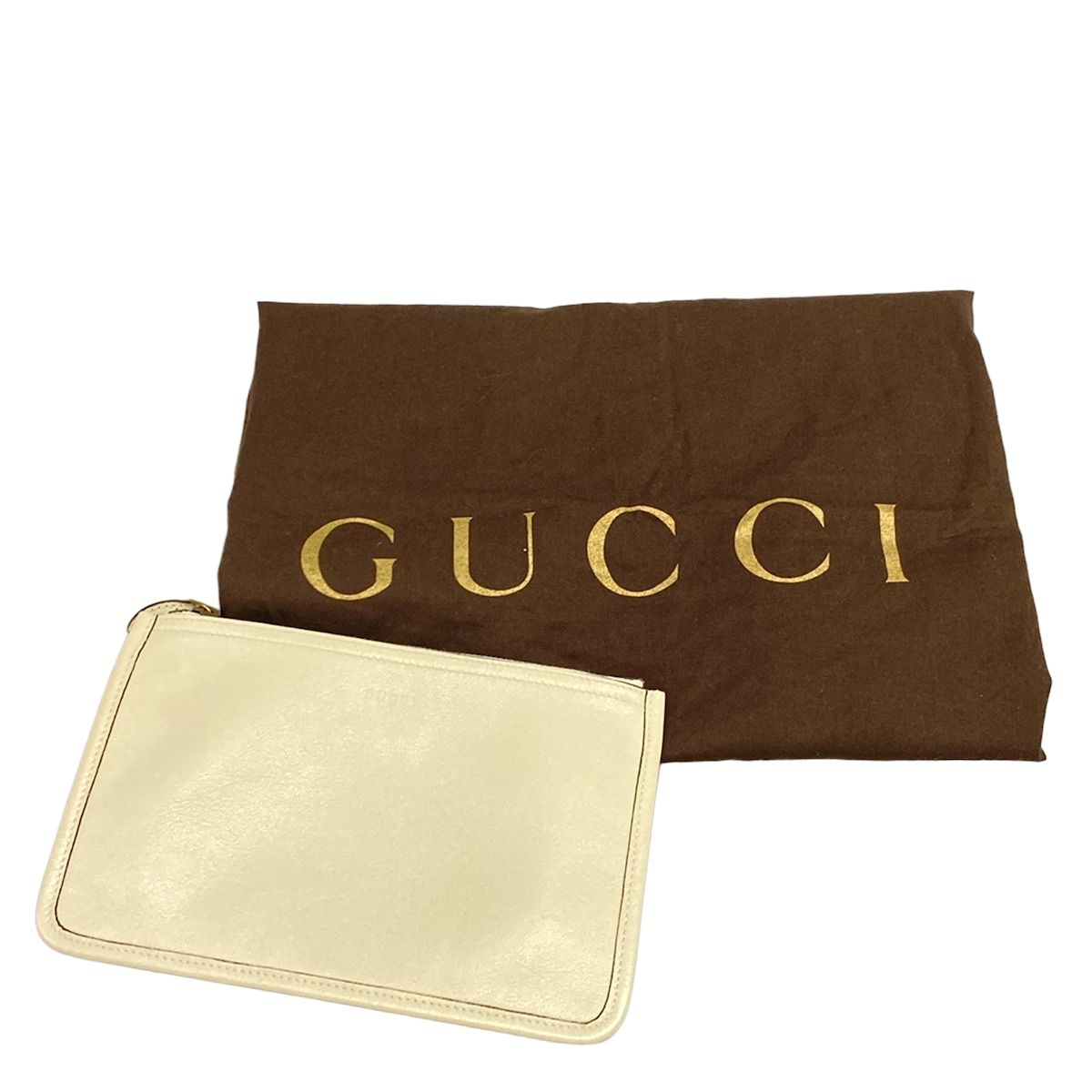 Gucci Tote Bag GG Marmont White Leather — view 8