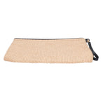 Fendi Raffia Leather Logo Clutch — view 3