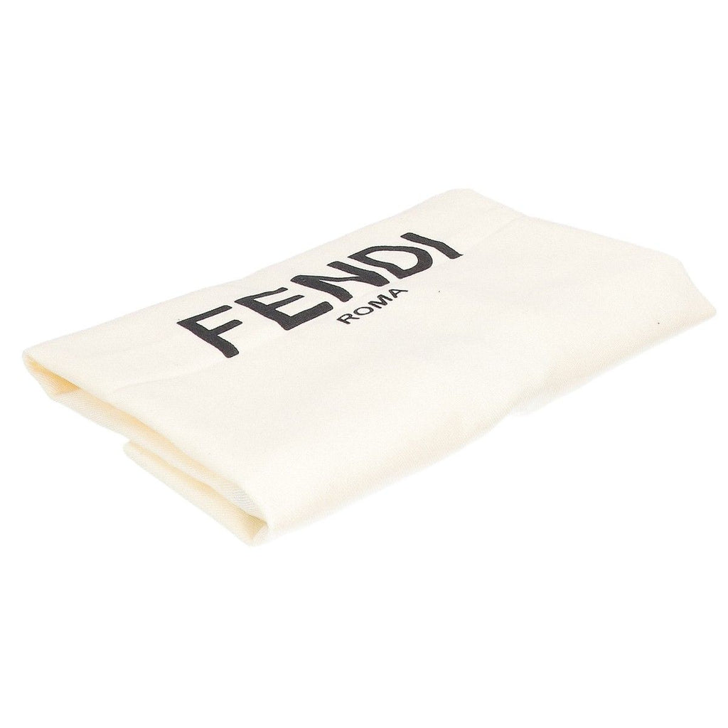 Fendi Raffia Leather Logo Clutch — view 6