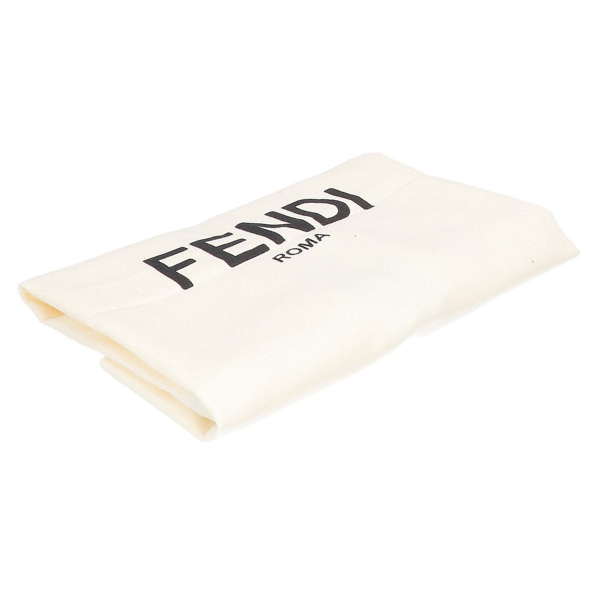 Fendi Raffia Leather Logo Clutch — view 6