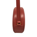 Celine Shoulder Bag Crossbody Oval Purse Cuir Triomphe Pink — view 2