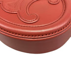Celine Shoulder Bag Crossbody Oval Purse Cuir Triomphe Pink — view 6