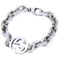 Gucci Interlocking Bracelet Silver