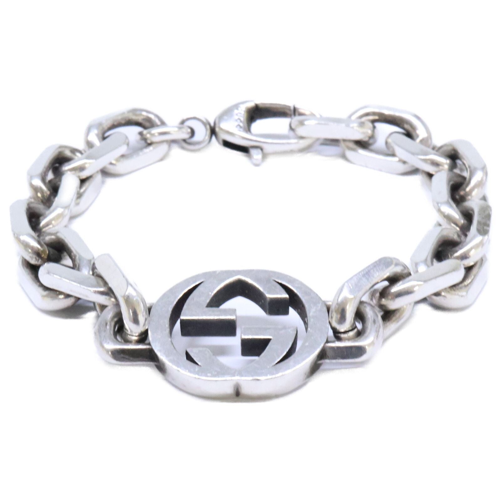 Gucci Interlocking Bracelet Silver — view 2