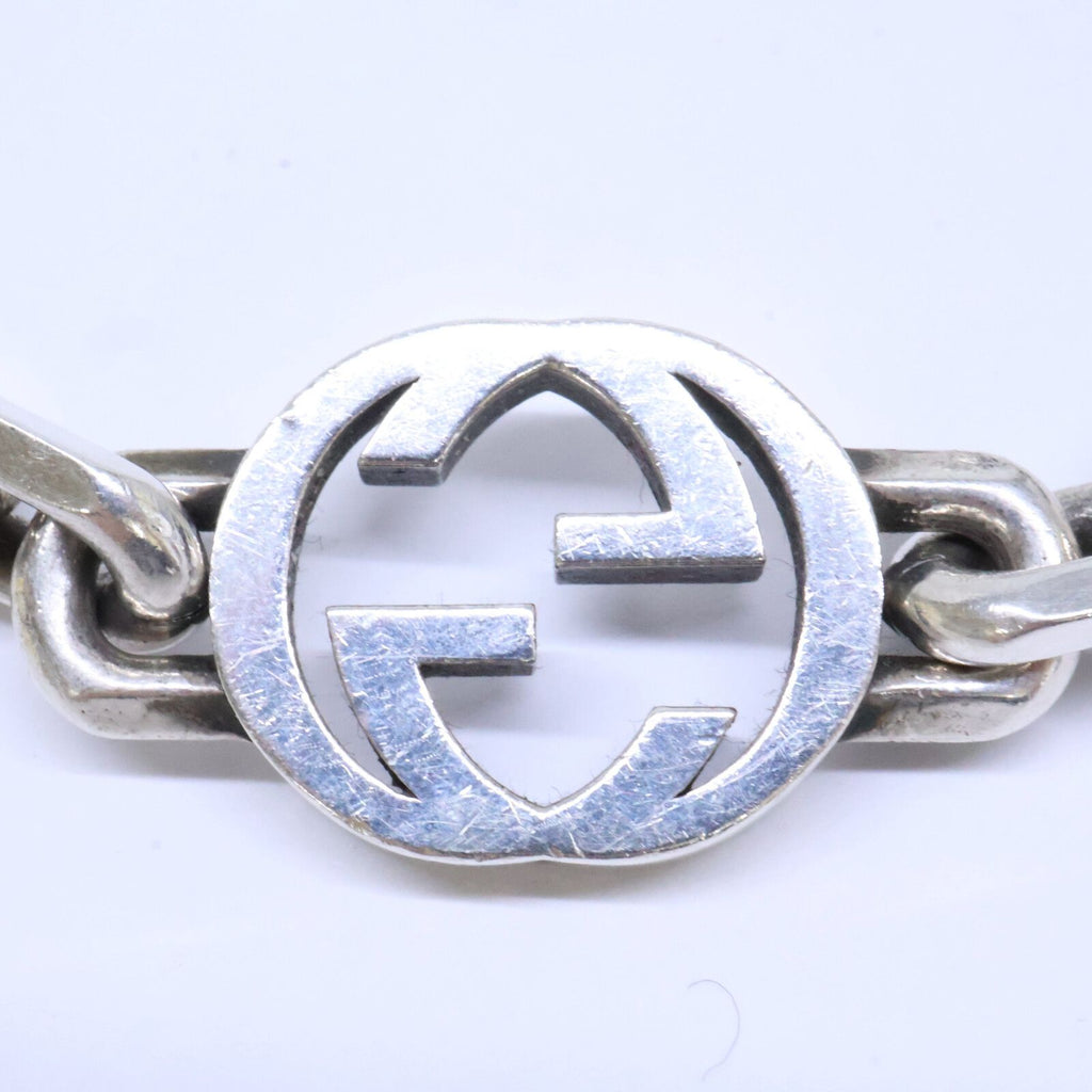 Gucci Interlocking Bracelet Silver — view 5