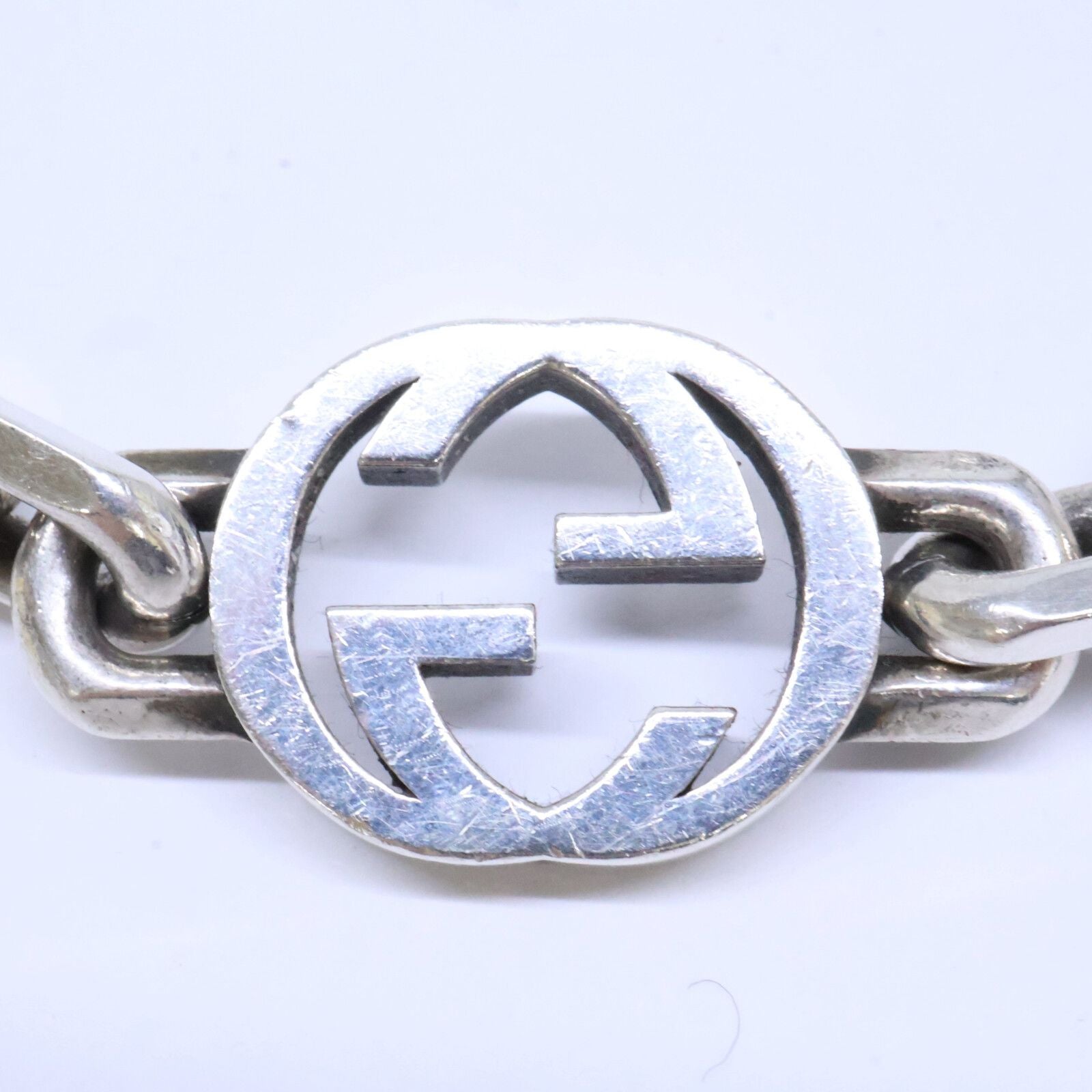 Gucci Interlocking Bracelet Silver — view 5