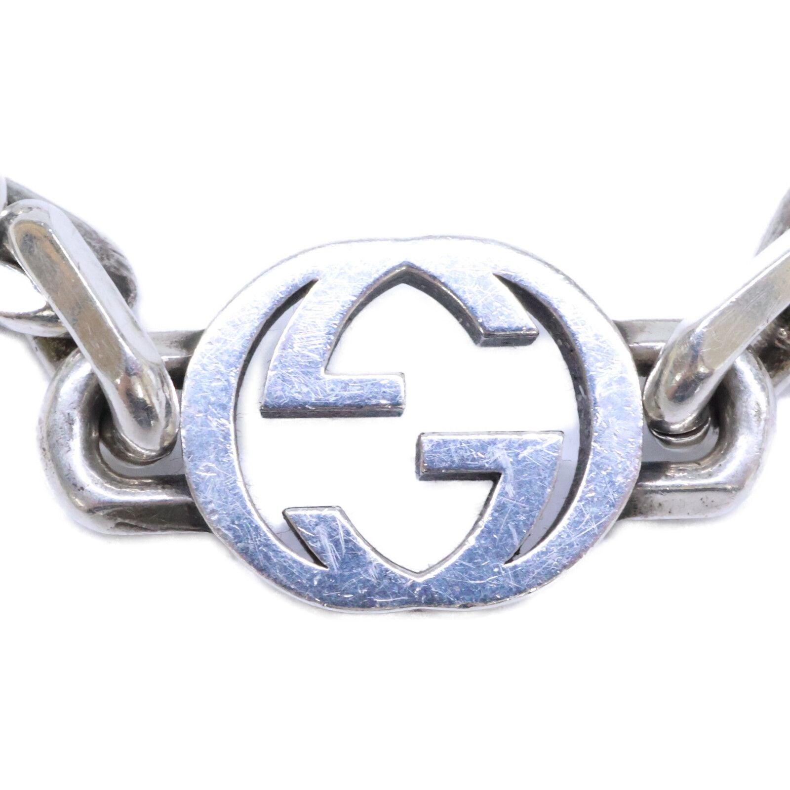 Gucci Interlocking Bracelet Silver — view 4