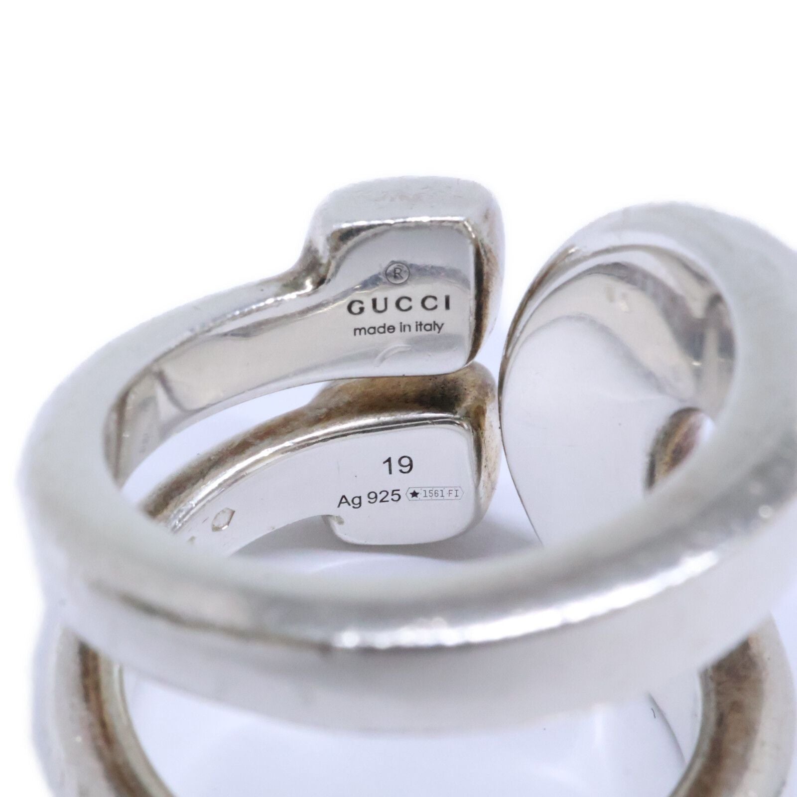 Gucci Horsebit 19 Ring Silver — view 7