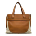 Loewe Tote Bag Gate Top Handle Small Beige Brown — view 3
