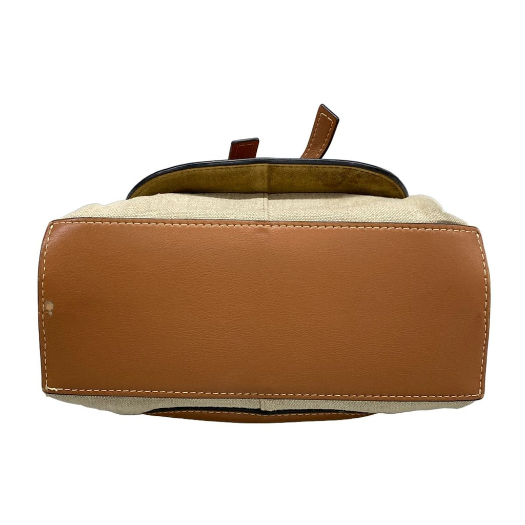Loewe Tote Bag Gate Top Handle Small Beige Brown — view 5