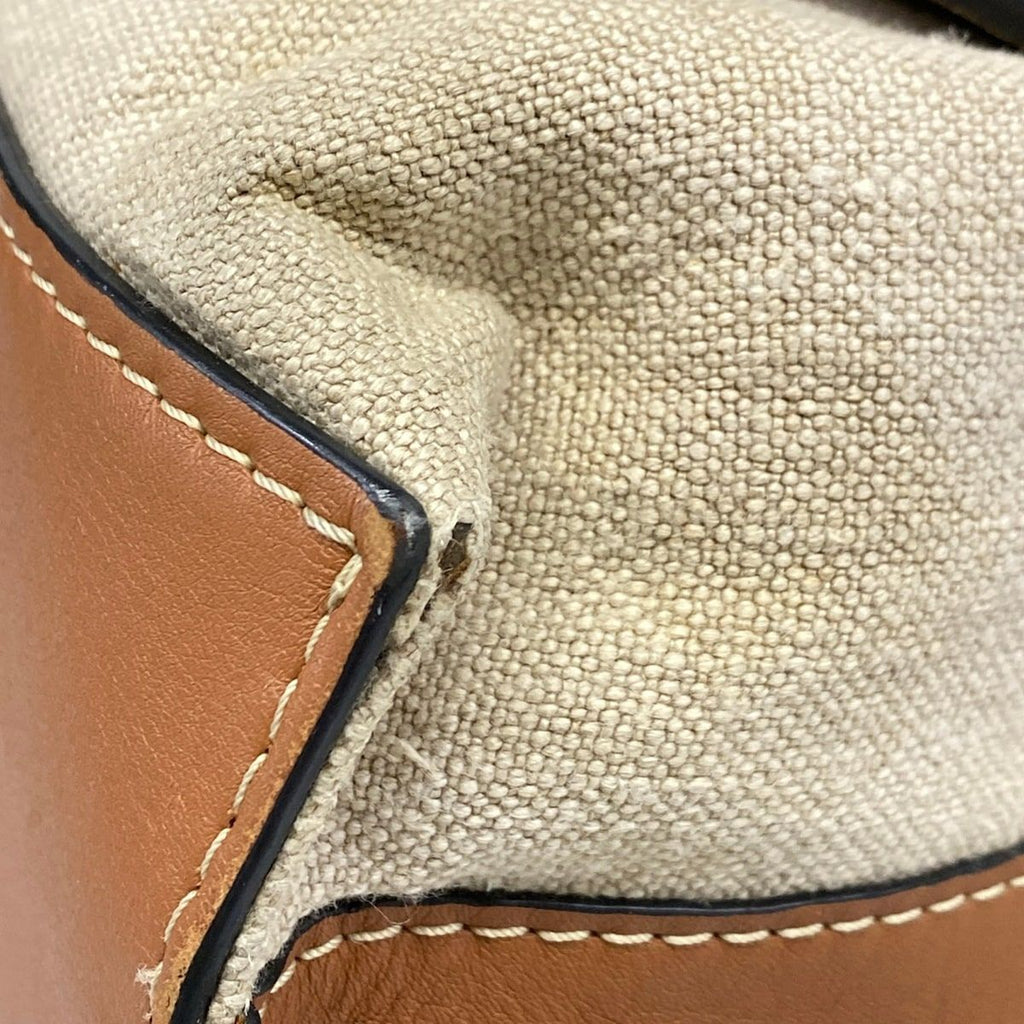 Loewe Tote Bag Gate Top Handle Small Beige Brown — view 6