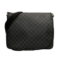 Louis Vuitton Shoulder Bag Damier Graphite Daniel GM