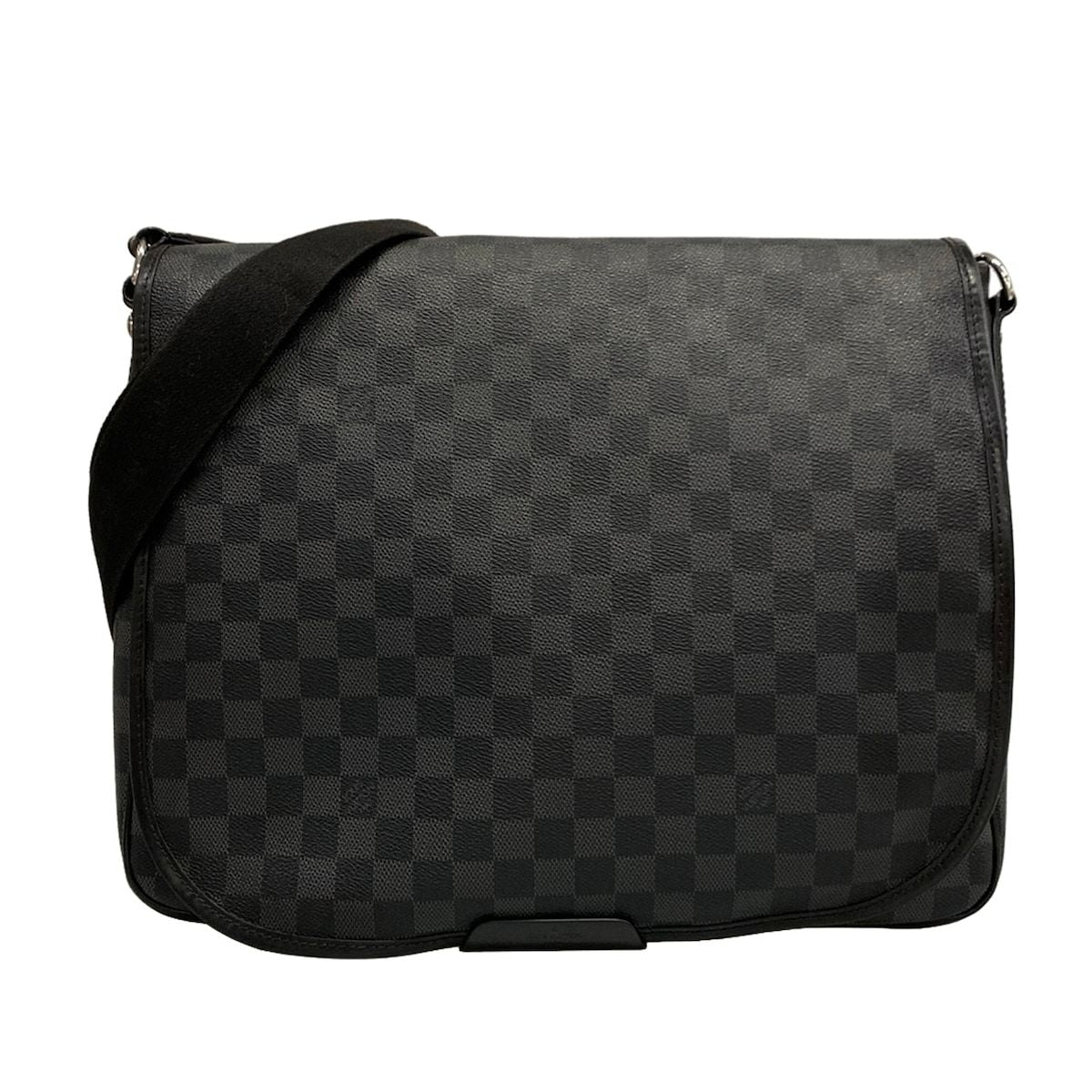 Louis Vuitton Shoulder Bag Damier Graphite Daniel GM