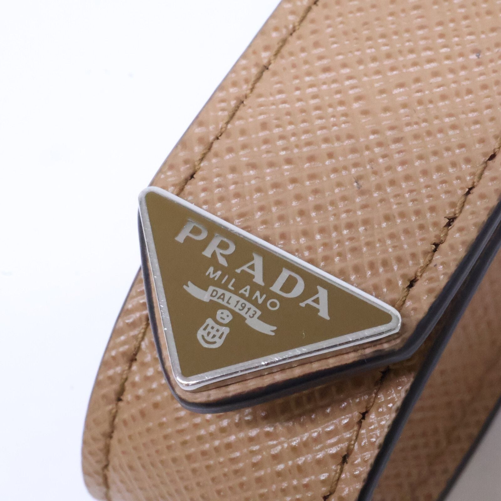 Prada Saffiano Ring Brown — view 7