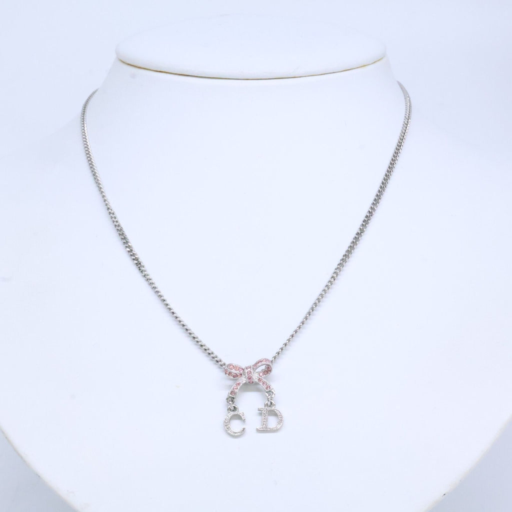 Dior Rhinestone Ribbon Top Chain — view 8