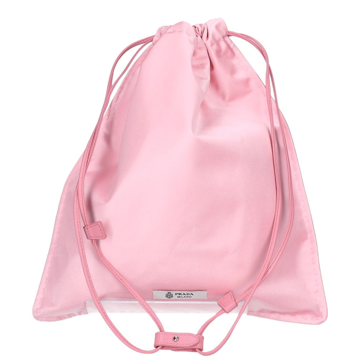 Prada Wish Silk Duchess Drawstring Pouch