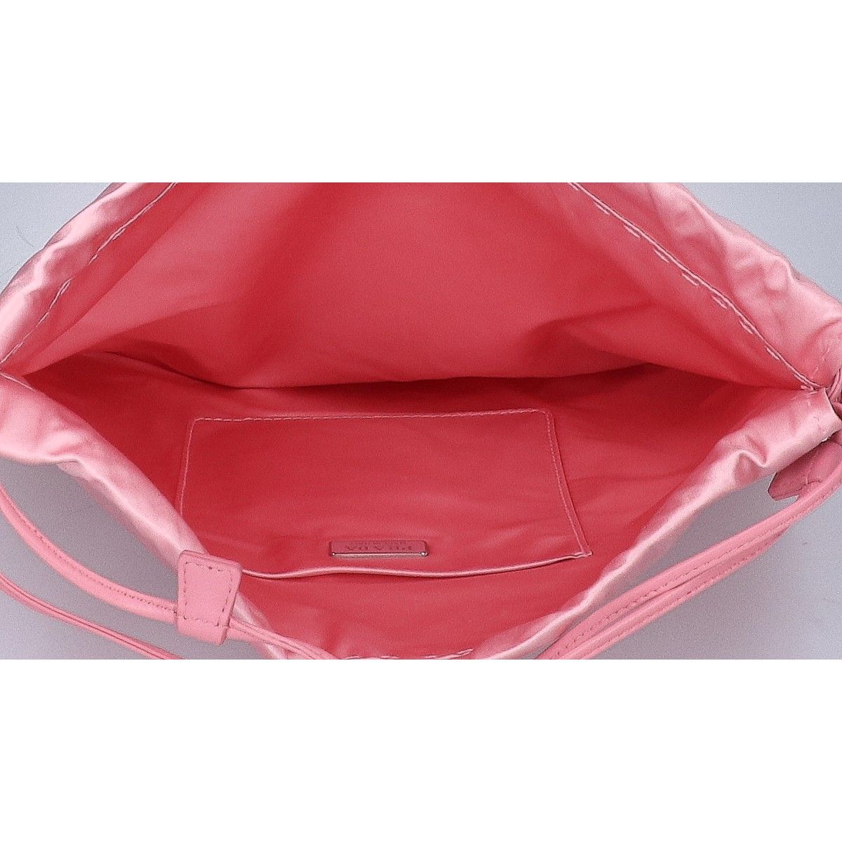 Prada Wish Silk Duchess Drawstring Pouch — view 6