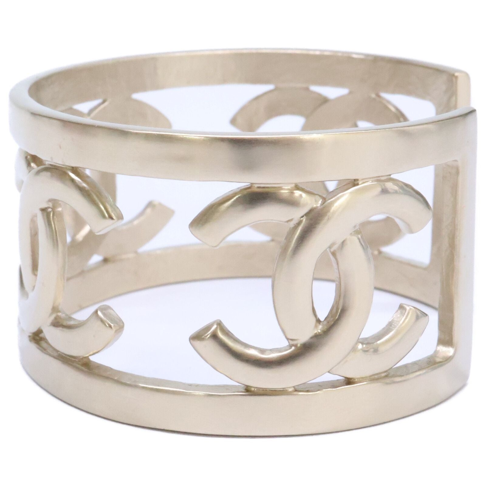 Chanel CC Logo Bangle Bracelet — view 2