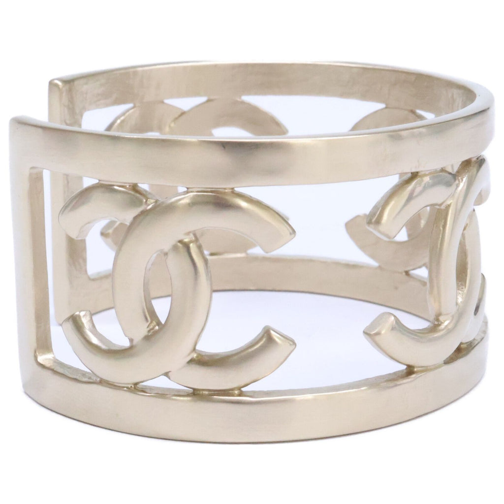 Chanel CC Logo Bangle Bracelet — view 4