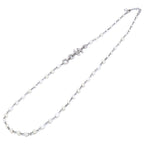 Chanel Rhinestone CC Logo Baroque Pearl Necklace