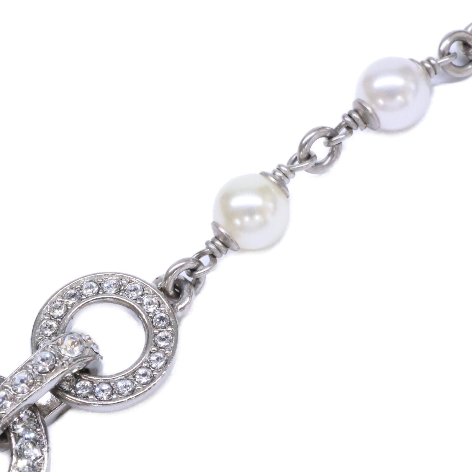Chanel Rhinestone CC Logo Chain — view 6