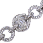 Chanel Rhinestone CC Logo Chain — view 5