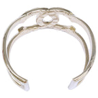 Chanel Studded CC Logo Bangle Bracelet — view 5