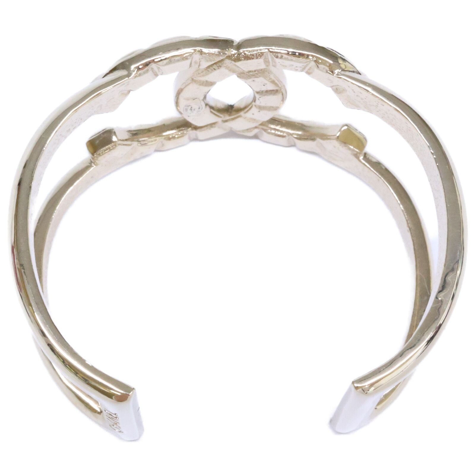 Chanel Studded CC Logo Bangle Bracelet — view 5